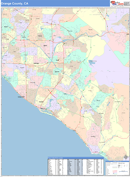Orange County ZIP Code Map